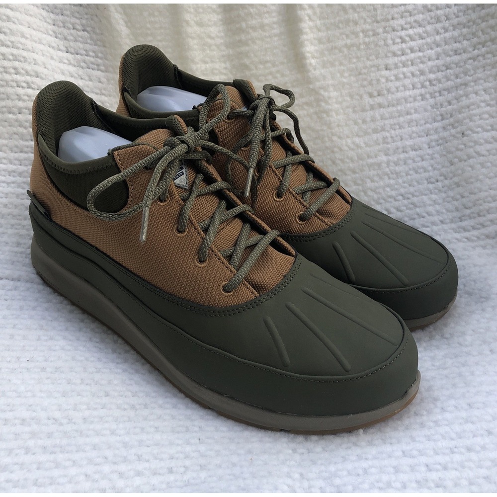 Columbia PFG Delray Duck Shoe Waterproof BM5981-383 Men's 10.5 Army Green Brown